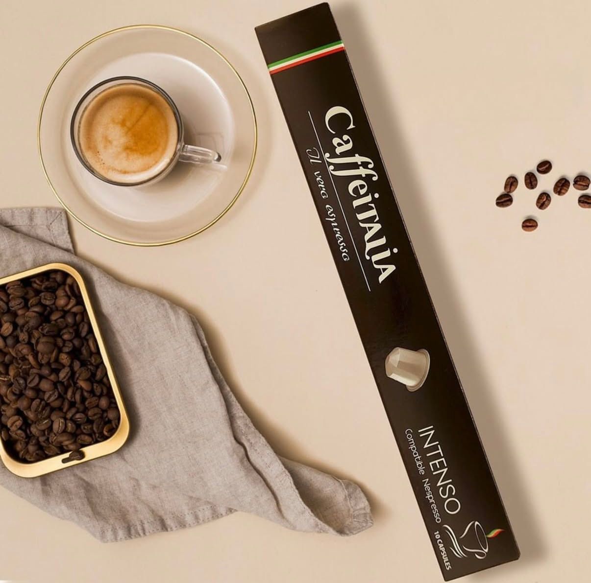 Intenso – 10 Capsules Compatibles Nespresso