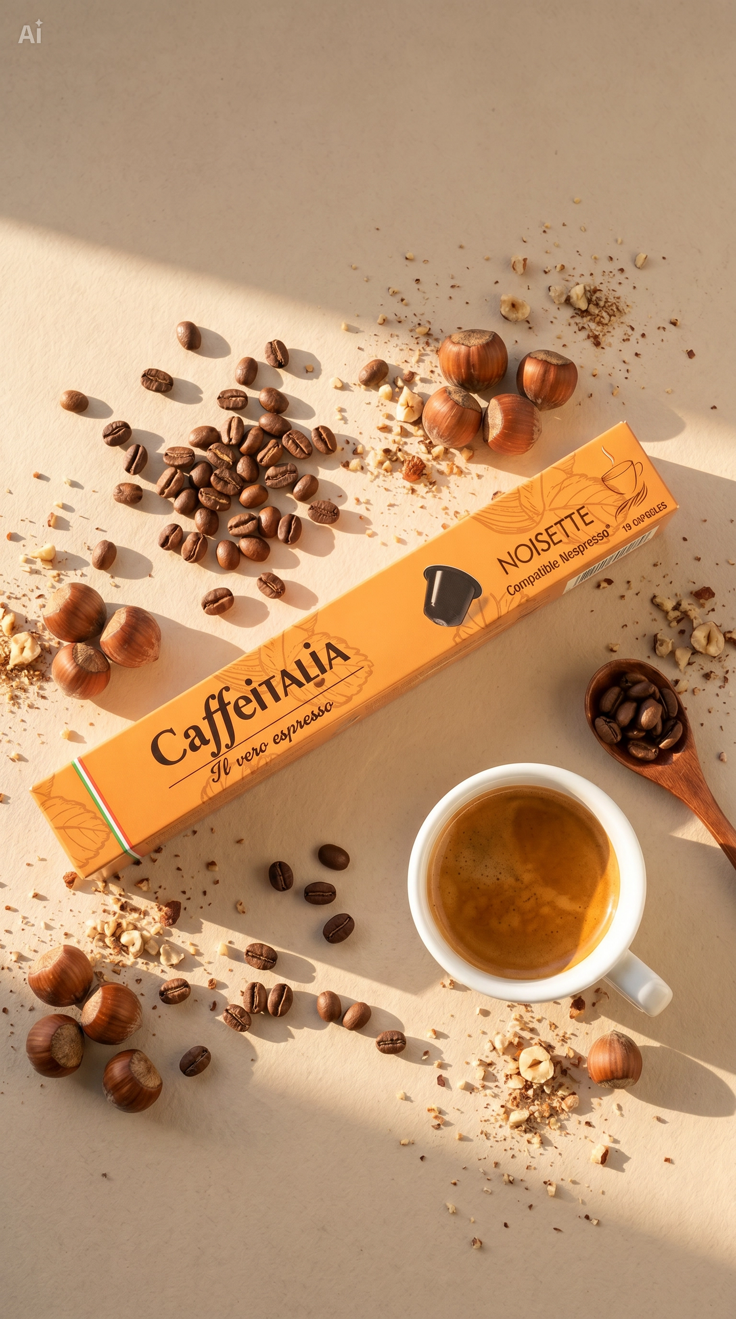 Noisette – 10 Capsules Compatibles Nespresso