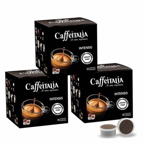 Intenso - 10 Capsules Compatibles Lavazza Point