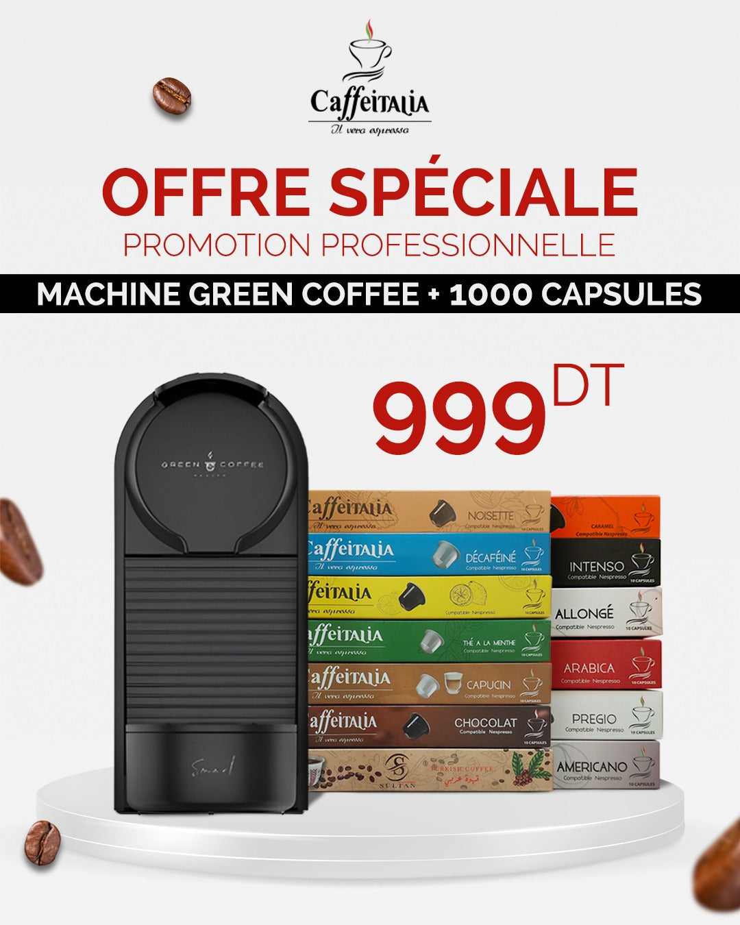 PROMOTION MACHINE + 1000 CAPSULES – Caffeitalia